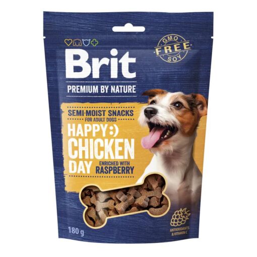 Brit Premium Semi-humide Snacks Poulet &amp; framboise 180g