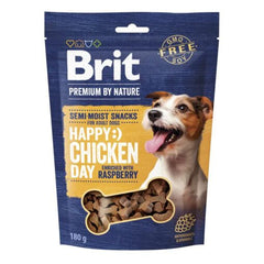 Brit Premium Semi-humide Snacks Poulet & framboise 180g