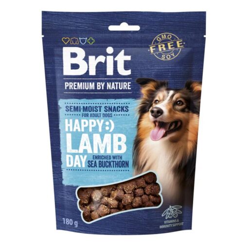 Brit Premium by Nature Dog Semi-humide Snacks Agneau à l’argousier 180g