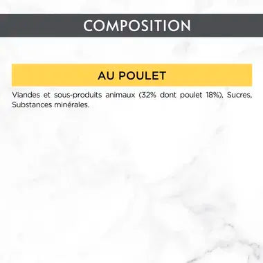 GOURMET® REVELATIONS® au Poulet Aliment Humide Chat - Bouchées en gelée (4x57g)