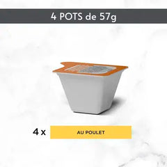 GOURMET® REVELATIONS® au Poulet Aliment Humide Chat - Bouchées en gelée (4x57g)