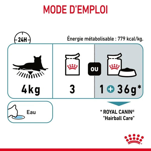 Royal Canin Hairball Care en sauce 85G