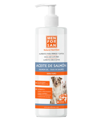 MAN FOR SAN Huile de saumon  Supplément pour Chien et Chat 500ml
