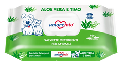 Lingette AMOREMIO Aloe vera et Thym 40 pcs
