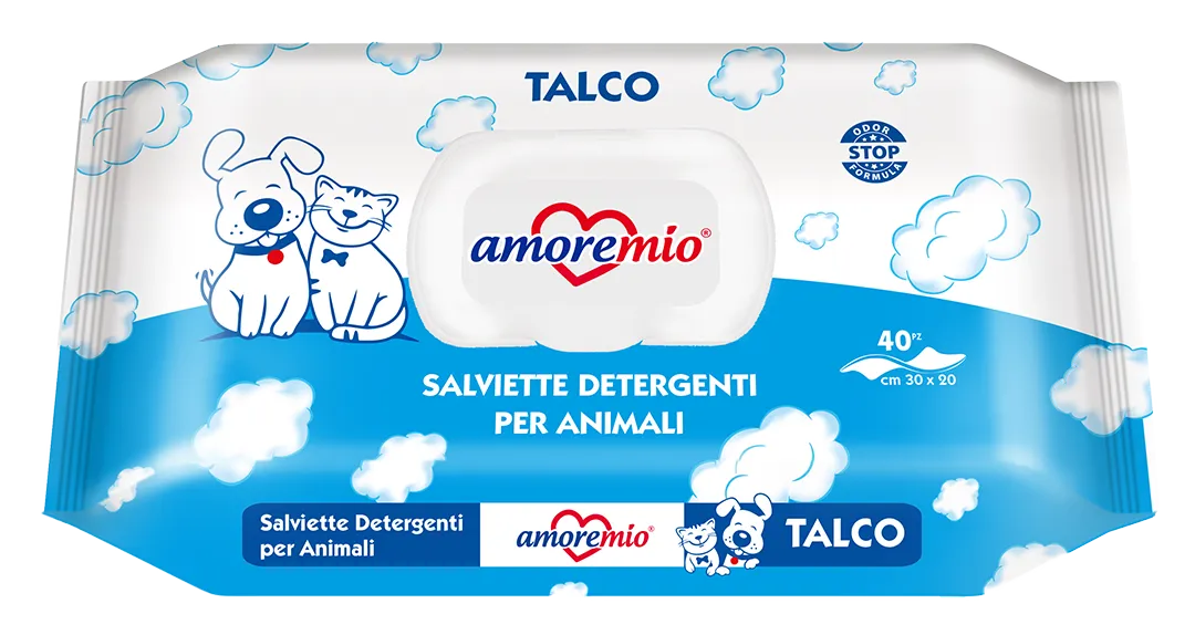 Lingette AMOREMIO Talc 40 pcs