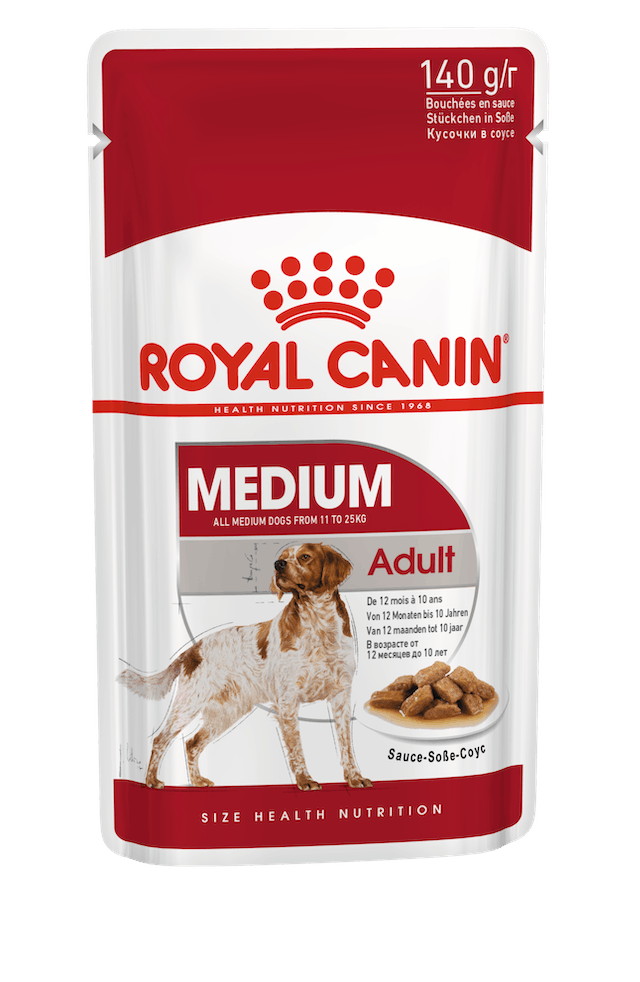 Royal Canin Medium Adult en sauce 140g