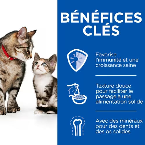 Hill&#39;s SCIENCE PLAN Mousse pour Chaton et Chatte gestante ou allaitante - au Poulet et à la Dinde 85 G