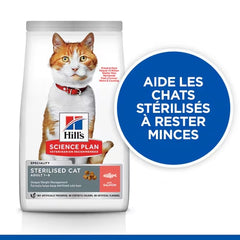 HILL'S SCIENCE PLAN Aliment Sec pour Chat Sterilised Adult Saumon