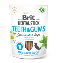 Brit Dental Stick Teeth & Gums with Chamomile & Sage 251g (7pcs)