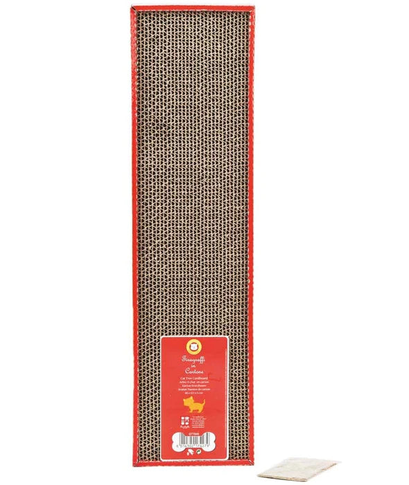 Ferribiella cardboard scratching post with attractant 