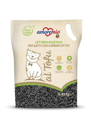 Amoremio Litière végétale au tofu pour chats 2,45 kg