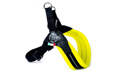 LEOPET Harnais pour Chien ajustable en PVC Jaune