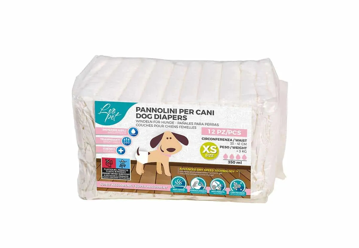 LeoPet - Couche pour chienne XS <3kg