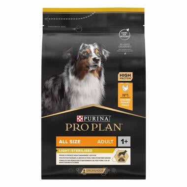 PRO PLAN® Aliment Sec Chien ALL SIZE ADULT LIGHT / STERILISED POULET