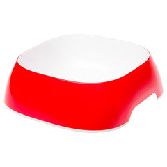 Gamelle GLAMOUR Bol en plastique pour chiens et chats. 23,5 x 22,5 xh 7 cm - 1,2 L (GRAND)