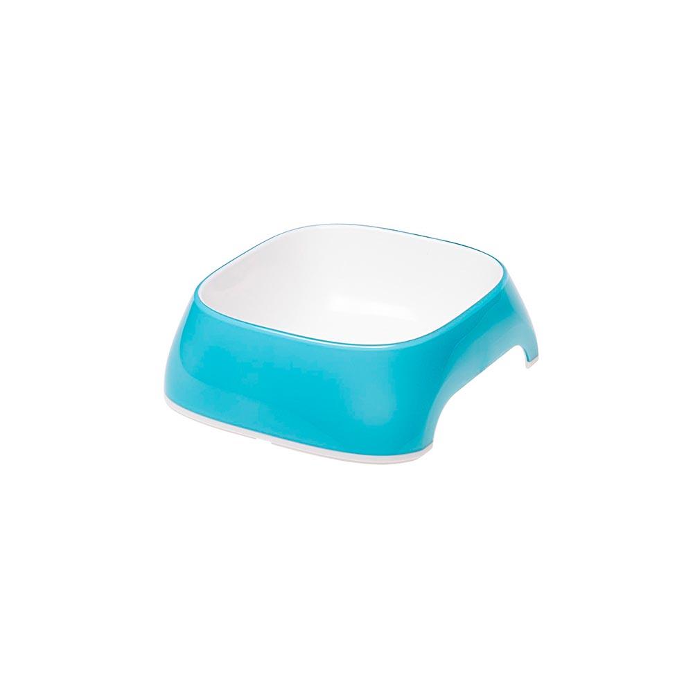 GLAMOR bowl Plastic bowl for dogs and cats. 13 x 12 xh 3.5 cm - 0.2 L (SUPER SMALL)