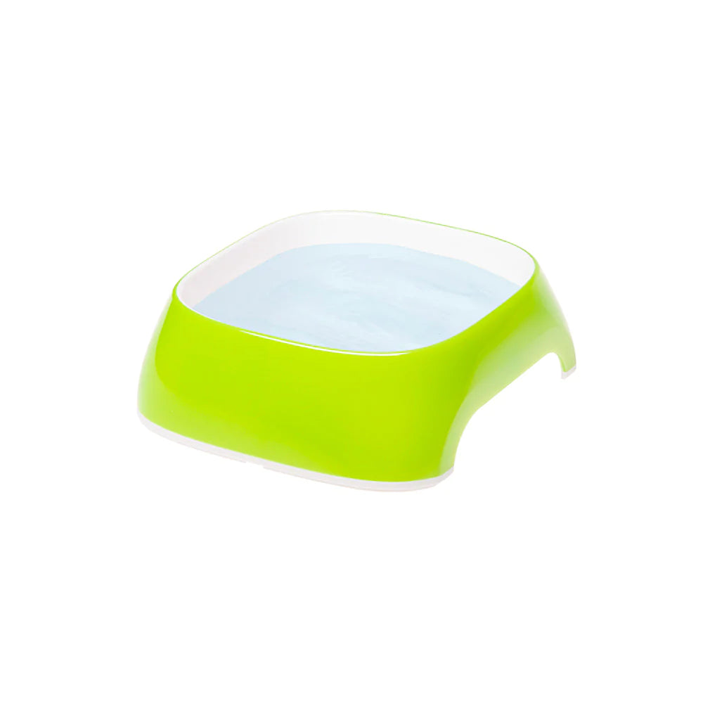 GLAMOR bowl Plastic bowl for dogs and cats. 13 x 12 xh 3.5 cm - 0.2 L (SUPER SMALL)