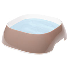 Gamelle GLAMOUR Bol en plastique pour chiens et chats. 23,5 x 22,5 xh 7 cm - 1,2 L (GRAND)