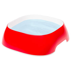 Gamelle GLAMOUR Bol en plastique pour chiens et chats. 23,5 x 22,5 xh 7 cm - 1,2 L (GRAND)