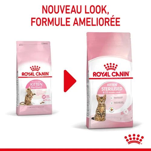 Royal Canin Aliment Sec pour Chat Kitten Sterilised 2 Kg