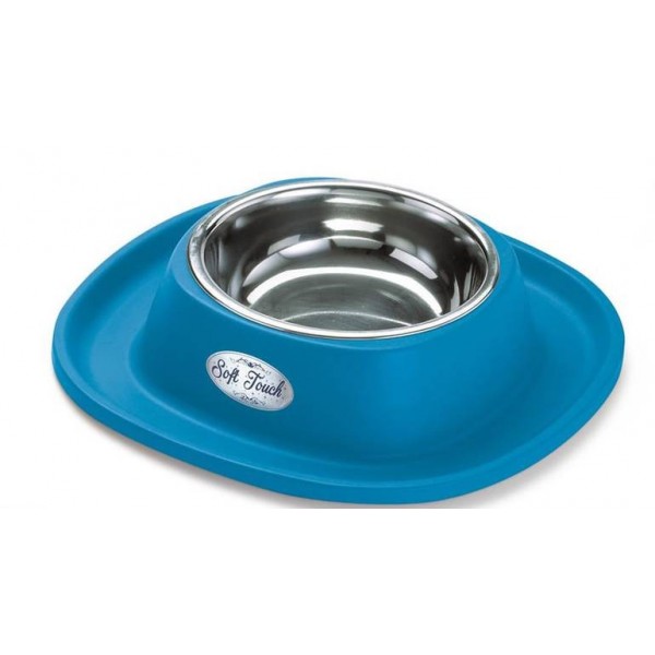 Soft bowl holder with stainless steel bowl inside lt. 0 600