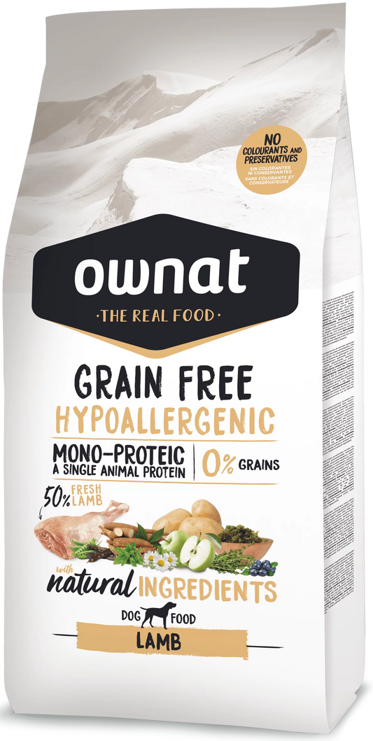 Ownat Grain Free Hypoallergenic Lamb 12 Kg