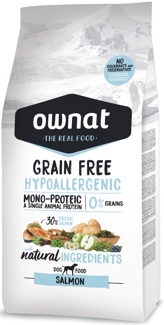 Ownat Grain Free Hypoallergenic Salmon 12 Kg