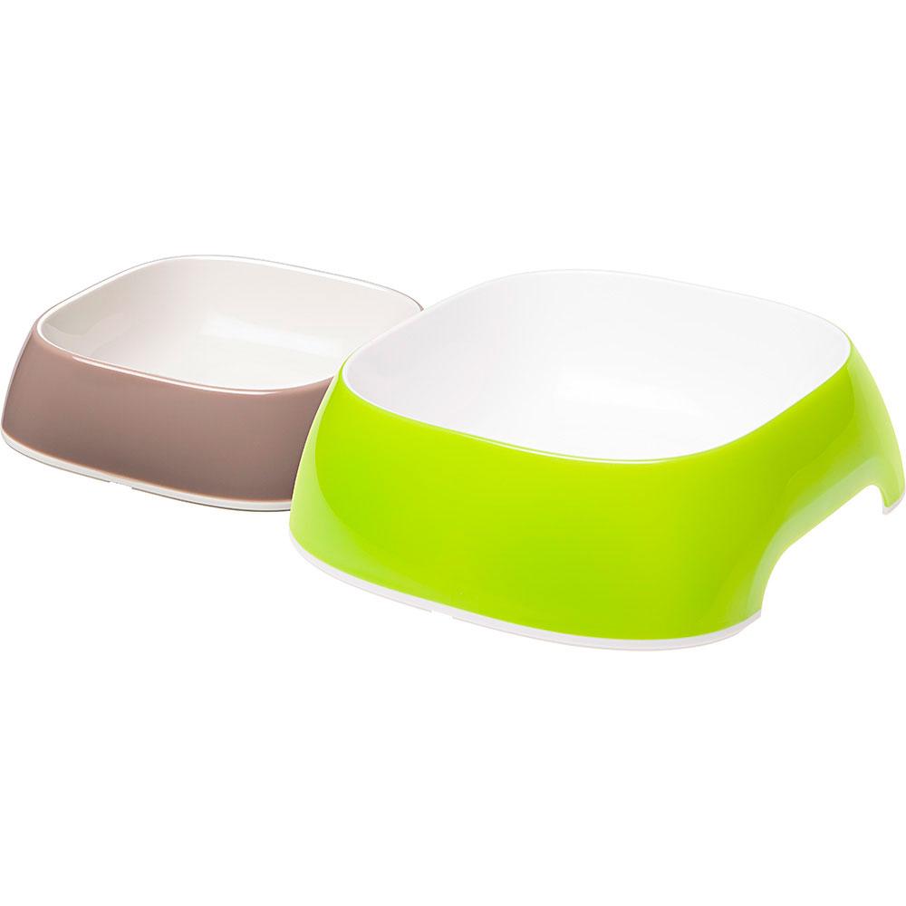 GLAMOR bowl Plastic bowl for dogs and cats. 20 x 18.5 xh 6 cm - 0.75 L (MEDIUM)