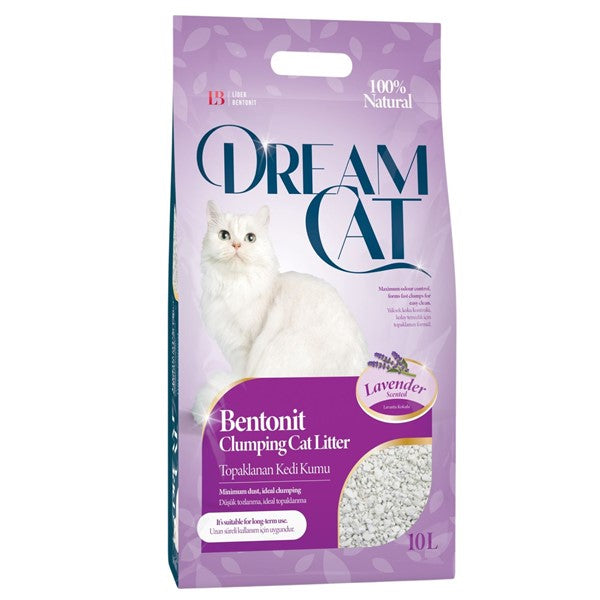 DreamCat Litière Agglomérante Lavande 10L