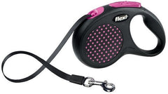 RETRACTABLE LEASH FLEXI Black Design M Strap 5m 