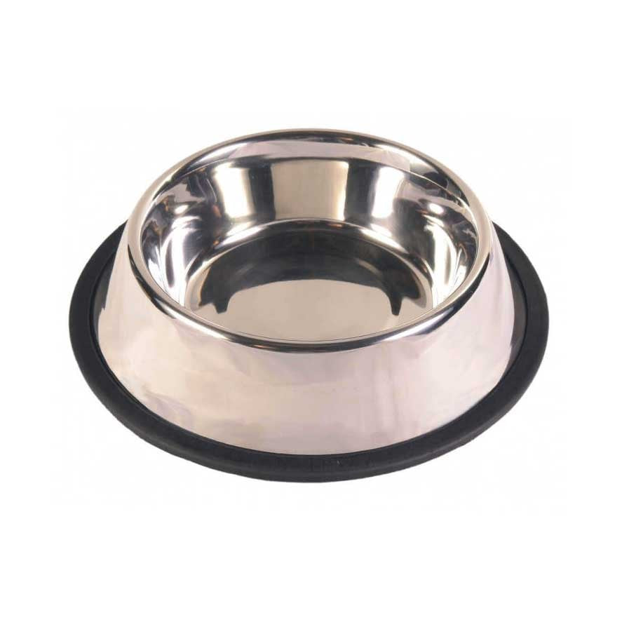 STAINLESS STEEL BOWL WITH NON-SLIP RING