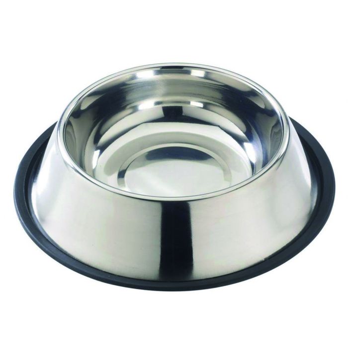 STAINLESS STEEL BOWL WITH NON-SLIP RING