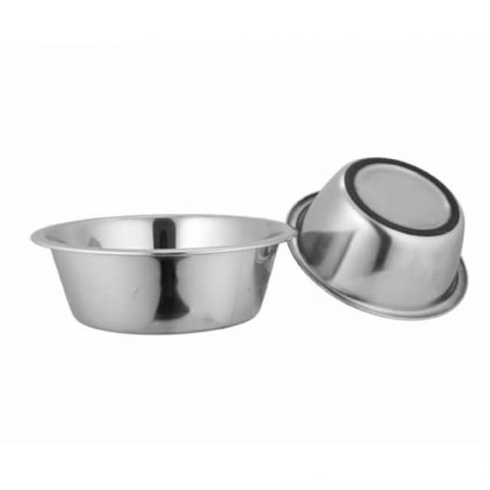 STAINLESS STEEL BOWL WITH NON-SLIP RING