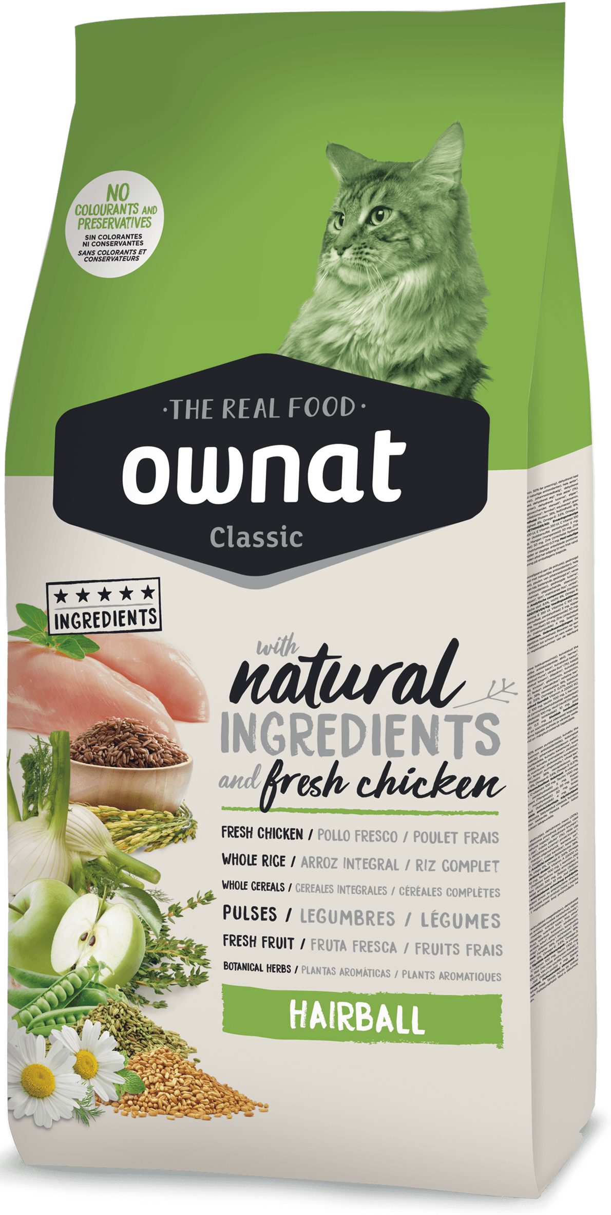 OWNAT CLASSIC HAIRBALL CATS 4 Kg