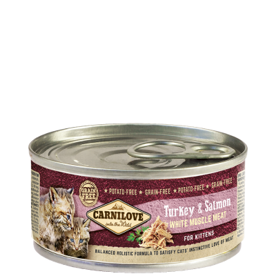 Carnilove Mousse Dinde &amp; Saumon pour chatons 100 G