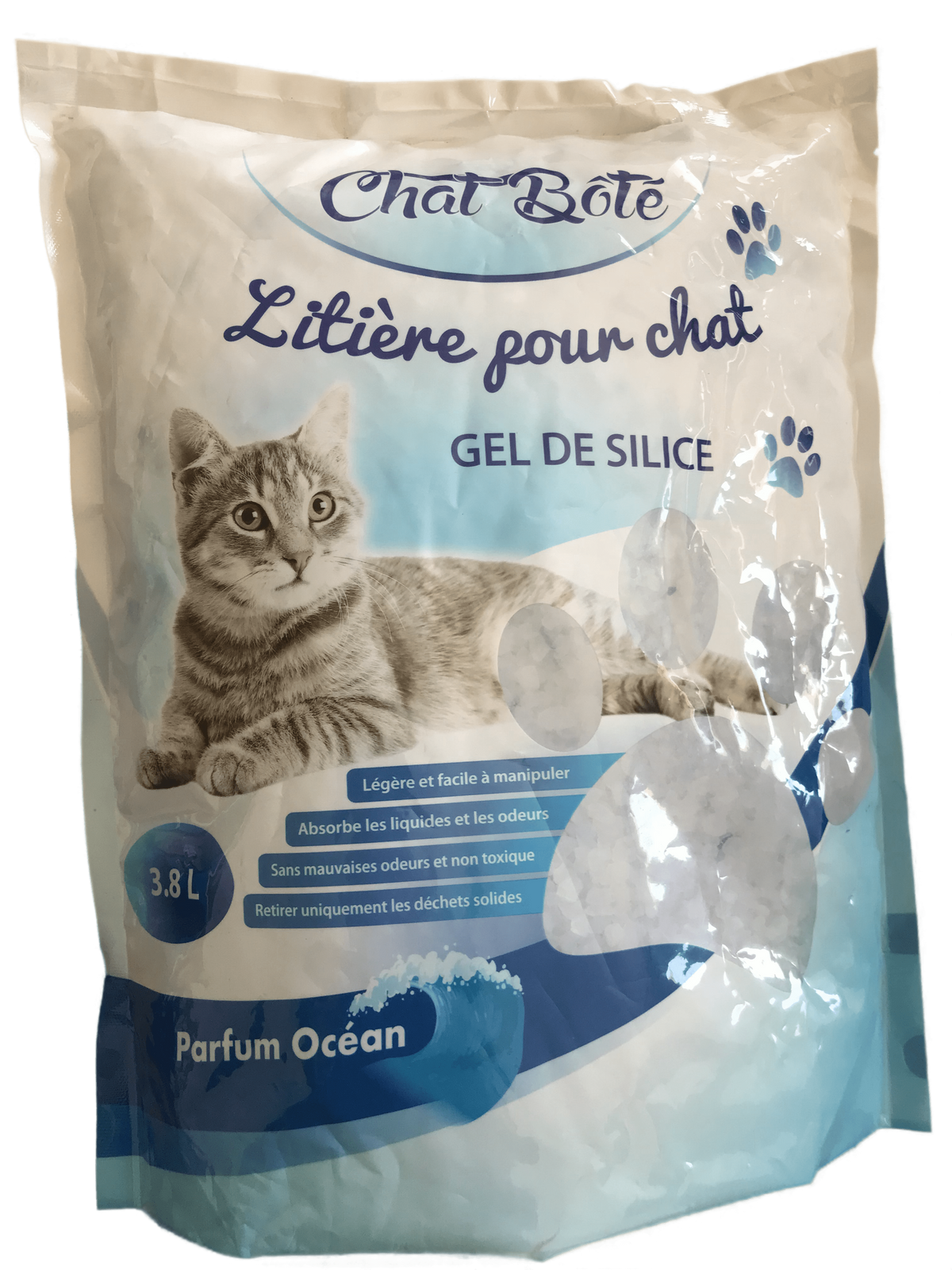 Silica Gel Litter Ocean Scent 3.8 L