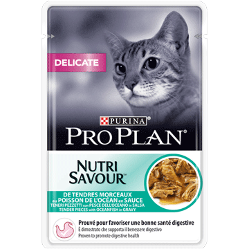 PRO PLAN® Delicate NUTRISAVOUR™ in Sauce - With Ocean Fish 85G 