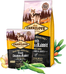 Carnilove Adult Fresh Chicken &amp; Rabbit 12 KG 