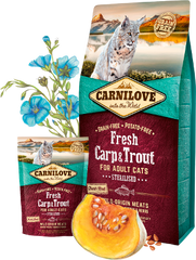 Carnilove Sterilized cats Fresh carp and trout 