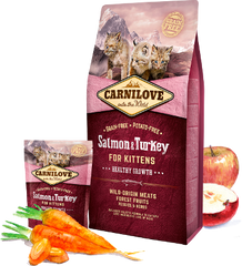 Carnilove Aliment Sec pour Chat Kitten Saumon & Dinde