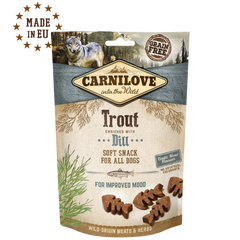 Carnilove Snack Truite semi-humide enrichie à l'aneth 200 G
