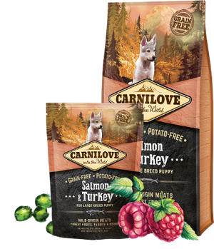 Puppy Large Carnilove Puppy 12kg Carnilove Salmon Turkey Puppy