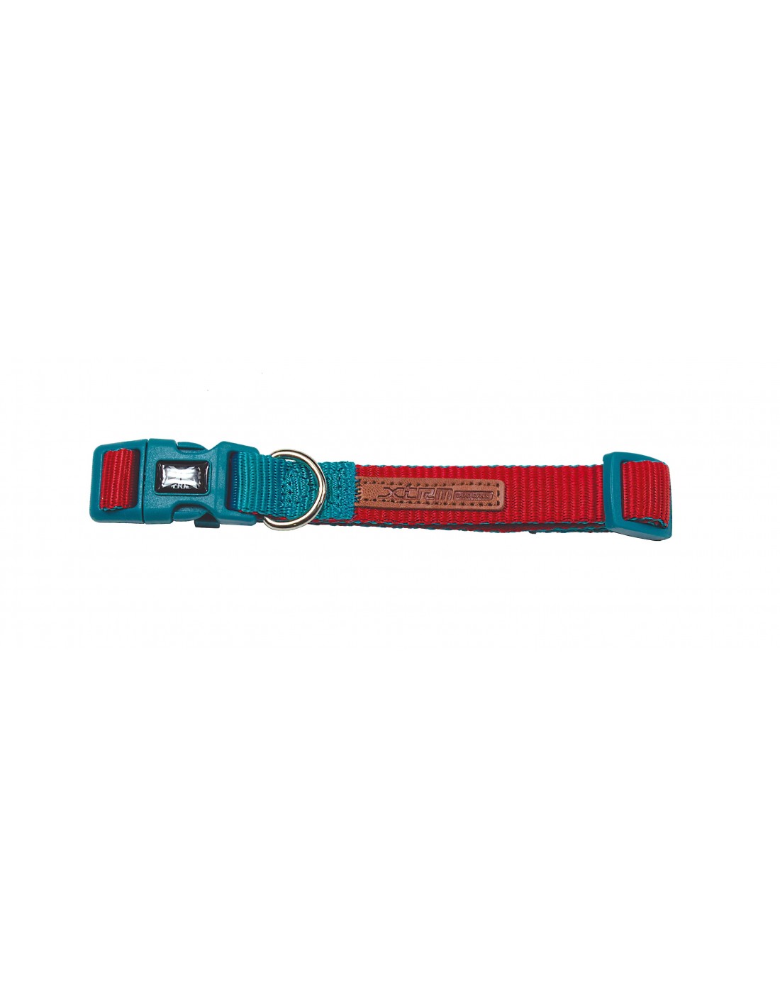 COLLIER DOUBLE PREMIUM X-TRM ROUGE-TURQUOISE